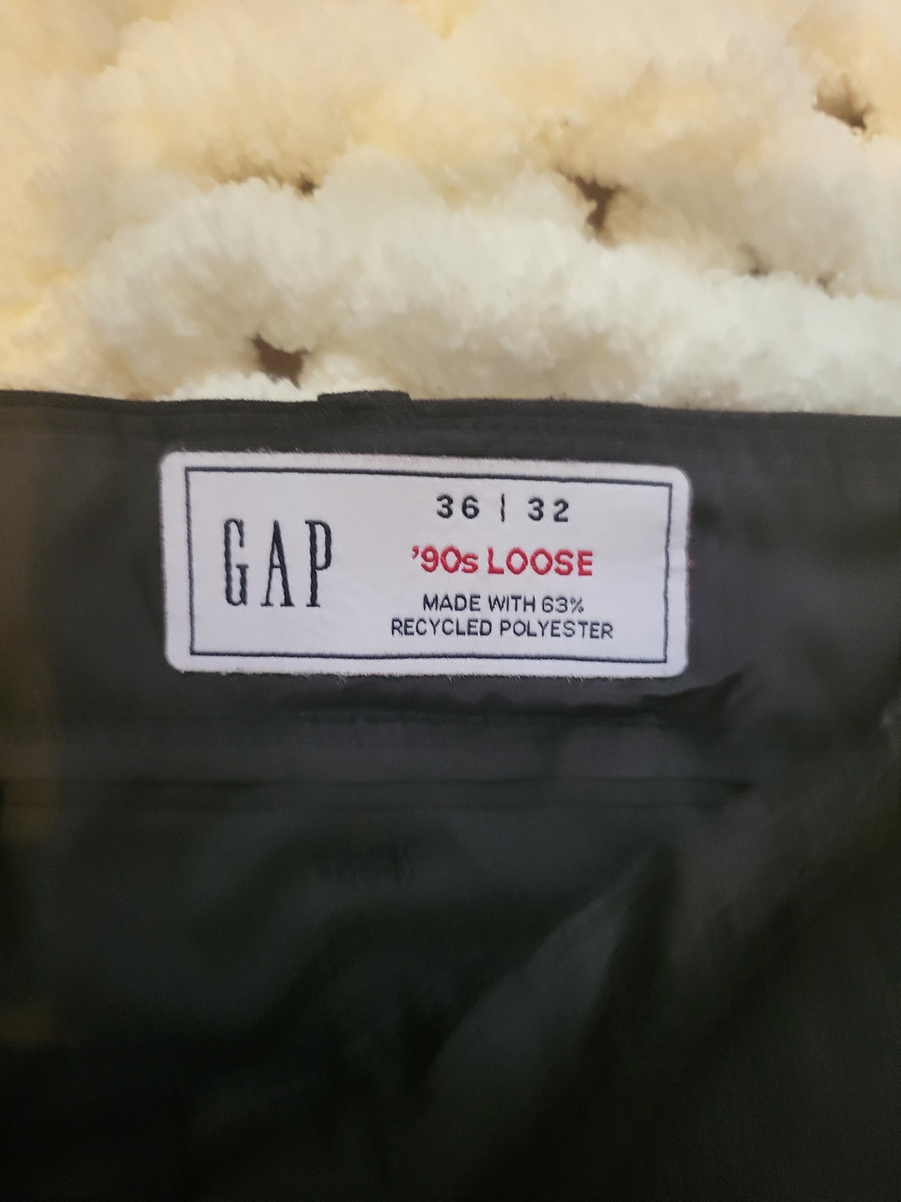 GAP Black Cropped Wide-Leg Trousers 36/32